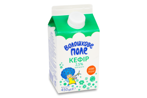 Кефір 2.5% Волошкове поле п/п 450г