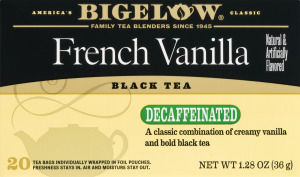 Bigelow Black Tea French Vanilla Decaffeinated - 20 CT