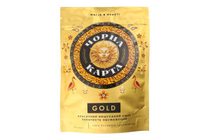 Кава натуральна розчинна сублімована Gold Чорна Карта д/п 50г
