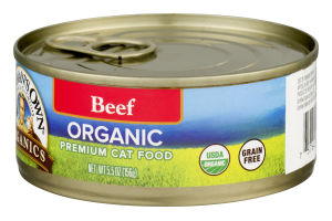 Newman's Own Organics Premium Cat Food Beef