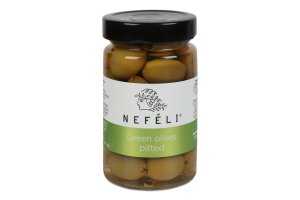 Оливки Nefeli Халкідіки зелені без кісточок