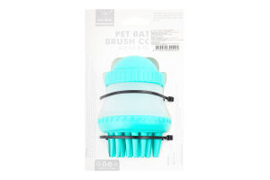 Щетка для мытья собак с дозатором микс 11х7.5см №1442439 Nunbell 1шт