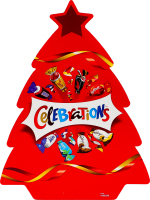 Набор конфет и печенья Новогодняя елка Celebrations к/у 215г
