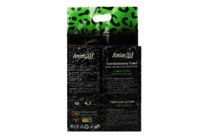 Наповнювач д/котячих туалетів Тоффу з ароматом зеленого чаю 10л ЕнімАлл