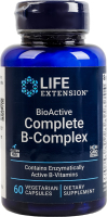 Добавка диетическая вегетарианские капсулы Complete B-Complex BioActive Life Extension 60шт