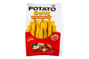 Сніданки сухі зі смаком картоплі з грибами Палички оригінальні Potato boom м/у 50г