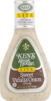 Ken's Steak House Dressing Sweet Vidalia Onion Lite