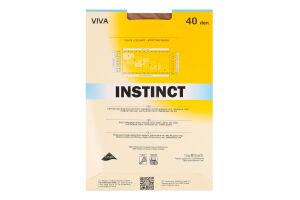 Колготки жіночі Instinct Viva 40den 2 natural