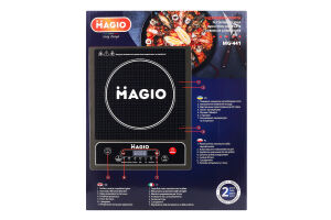 Електроплитка індукційна 8рівнів потужності 1350Вт MG-441 Меджіо