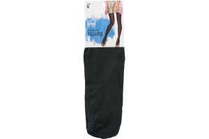L'eggs Opaque Tights Size S Black