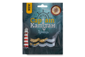 Тунец соленый сушеный Captain м/у 18г