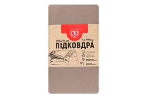 Підковдра шоколадна 180х215см №1475472 ТМ "1" 1шт