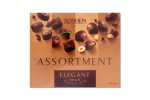 Цукерки шоколадні Elegant Assortment Roshen к/у 145г