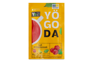 Концентрат напитка безалкогольного пастеризованный Чай клюквенный Yogoda д/п 50г