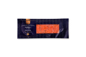 Семга нарезанная слайсами с черным и белым перцем Metro Premium х/к в/у 500г