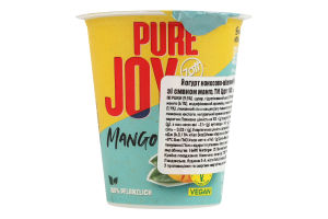 Йогурт кокосово-овсяный со вкусом манго Pure Joy ст 140г