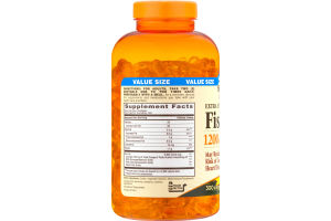 Sundown Naturals Extra Strength Fish Oil 1200 mg Dietary Supplement Softgels - 300 CT