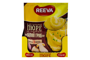 Пюре картофельное быстрого приготовления Белый гриб Reeva м/у 40г