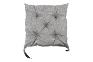 Подушка д/стільця сіра 38*38см Декоратор