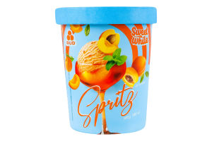 Морозиво сорбет Персик-абрикос Spritz Rud ст 300г