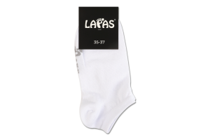 Шкарпетки жіночі Lapas Mini короткі білий р.35-37