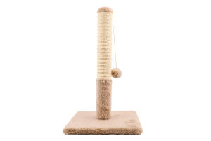 Дряпка-міні д/котів ДКП бежева сизаль 30*30*51см Lucky Pet