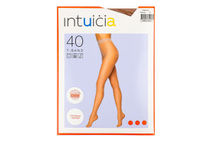 Колготки жіночі Intuicia T-Band 40den 2 vizone