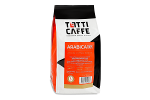 Кофе натуральный жареный в зёрнах Арабика 100% Totti Caffe м/у 1кг