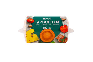 Печиво здобне пісочно-виїмкове Тарталетки Novus к/у 180г