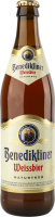 Пиво 0.5л 5.4% светлое нефильтрованное Weissbier Benediktiner бут