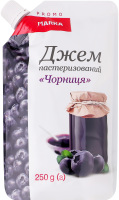 Джем пастеризований Чорниця Marka Promo д/п 250г