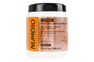 Маска для відновлення структури волосся з екстрактом вівса Numero 1л