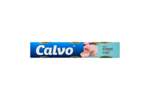 Тунец в собственном соку консервированный стерилизованный Calvo к/у 3х80г