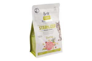 Корм д/стерилізованих котів Стерілайзд з свининою сухий 400г Бріт Кеа