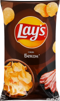 Чипсы картофельные Бекон Lay's м/у 120г