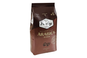 Кава натуральна в зернах Arabica Dark Paulig м/у 1кг