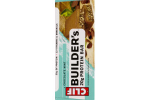 Clif Builder's 20g Protein Bar Chocolate Mint - 6 CT