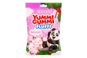 Цукерки Маршмелоу Pandas Fluffi Yummi Gummi Roshen м/у 65г