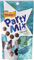 Purina Friskies Party Mix Cat Treats Naturals With Real Tuna