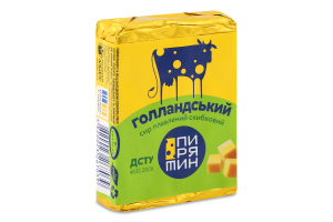 Сыр плавленый 38% ломтевой Голландский Пирятин м/у 70г