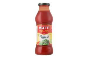 Пюре томатное с базиликом Mutti с/бут 400г