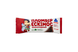 Мороженое пломбир эскимо шоколадный Эскимос Рудь м/у 80г