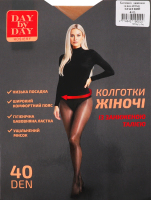 Колготи з зниженною талією бежеві 40ден р.4 Day by Day