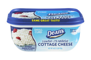 Dean's Lowfat Cottage Cheese Small Curd 16 OZ
