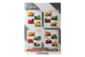 Іграшка Middle truck Сміттєвоз світло-зелений Tigres