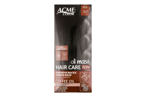 Маска тонирующая для темных волос Ton Oil mask Hair care №053 Acme Color 1шт