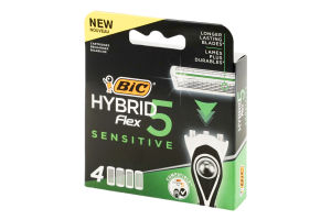 Картридж Flex-5 Hybrid Sensitive 4шт BiC