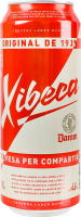 Пиво 0.5л 4.6% світле фільтроване солодове пастеризоване Xibeca Damm з/б