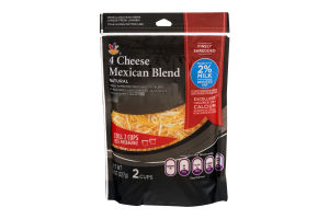Ahold 4 Cheese Mexican Blend 2% Milk Finely Shredded
