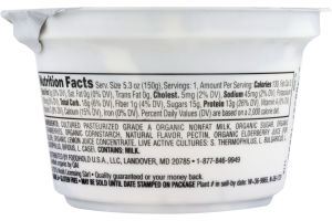 Nature's Promise Greek Nonfat Yogurt Strawberry